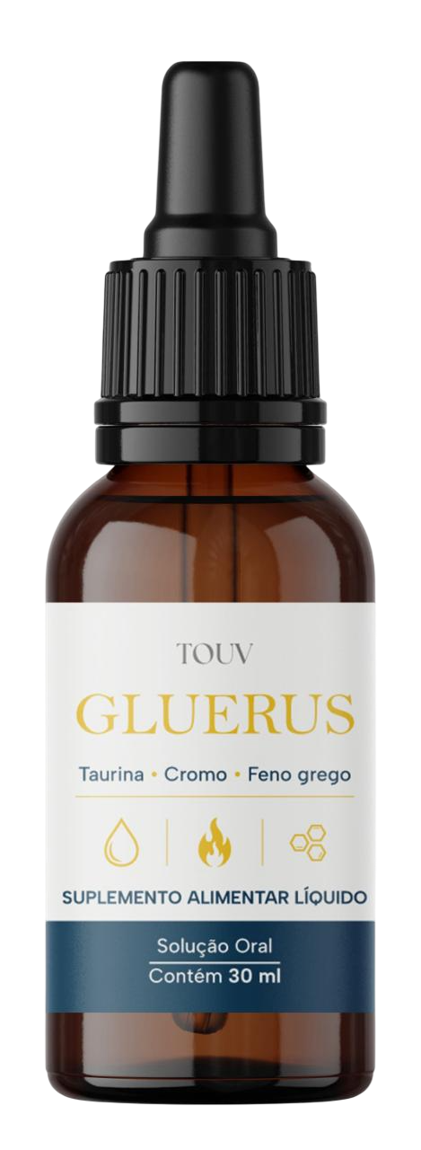 Gluerus Gotas – Taurina, Cromo e Feno Grego